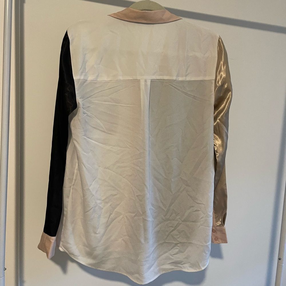 Calvin Klein Color Block Blouse - Picture 6 of 7